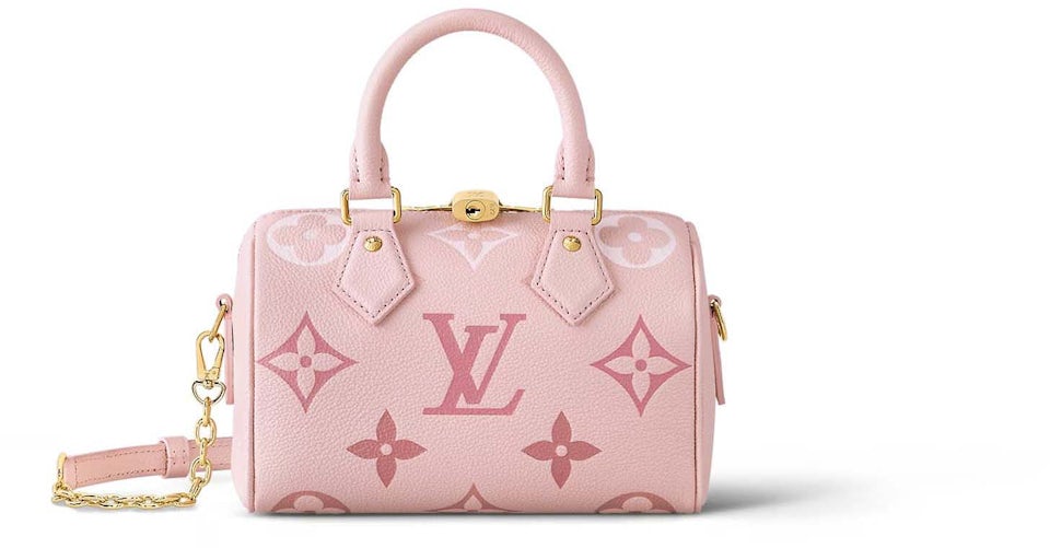 Louis Vuitton Speedy Bandouliere 20 Degrade Rose Pink in Embossed Supple  Cowhide Leather with Gold-tone - US