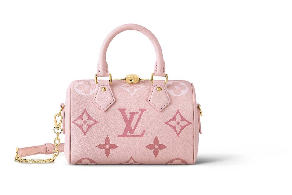 Louis Vuitton Speedy Bandouliere 20 Degrade Rose Pink in Embossed