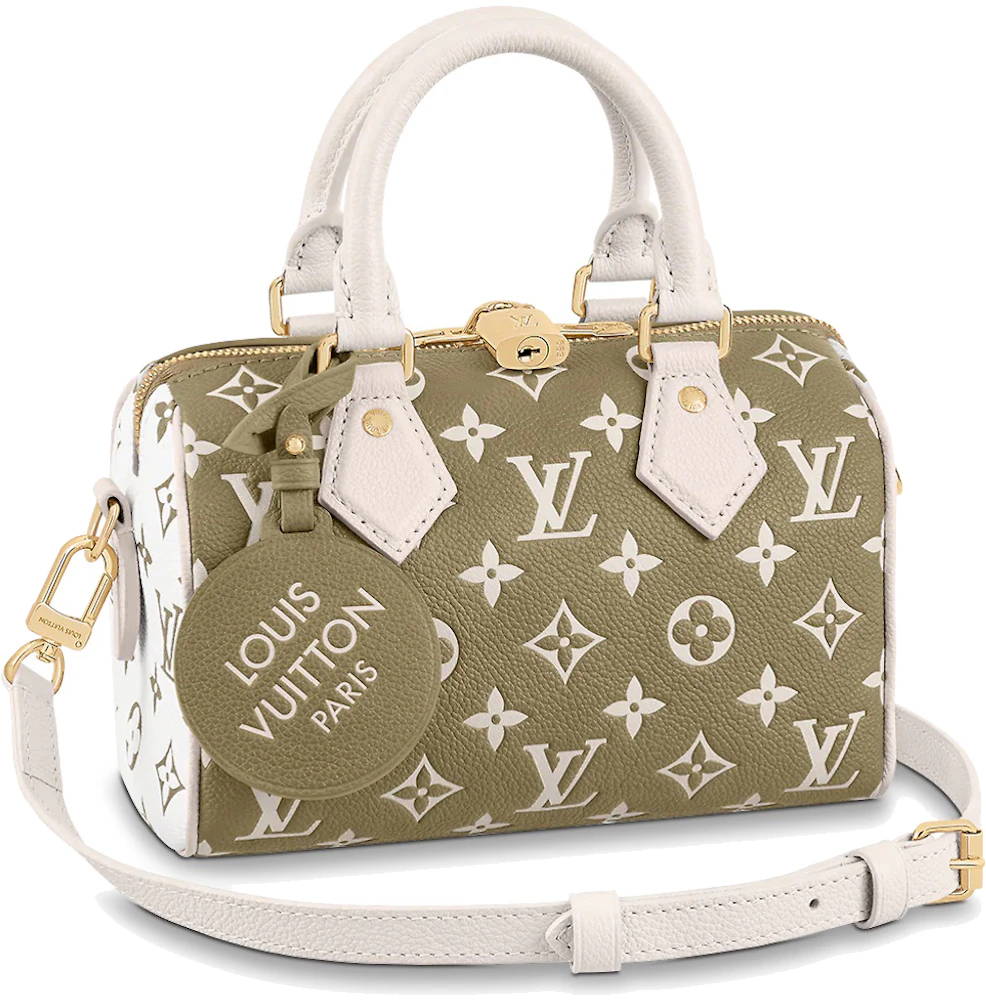 Louis Vuitton Speedy Bandoulière 20 Bag Khaki Green – EliteLaza