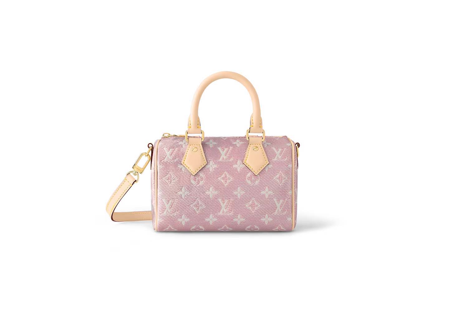 Louis Vuitton Speedy Bandouliere 20 Degrade Rose Pink in Embossed 