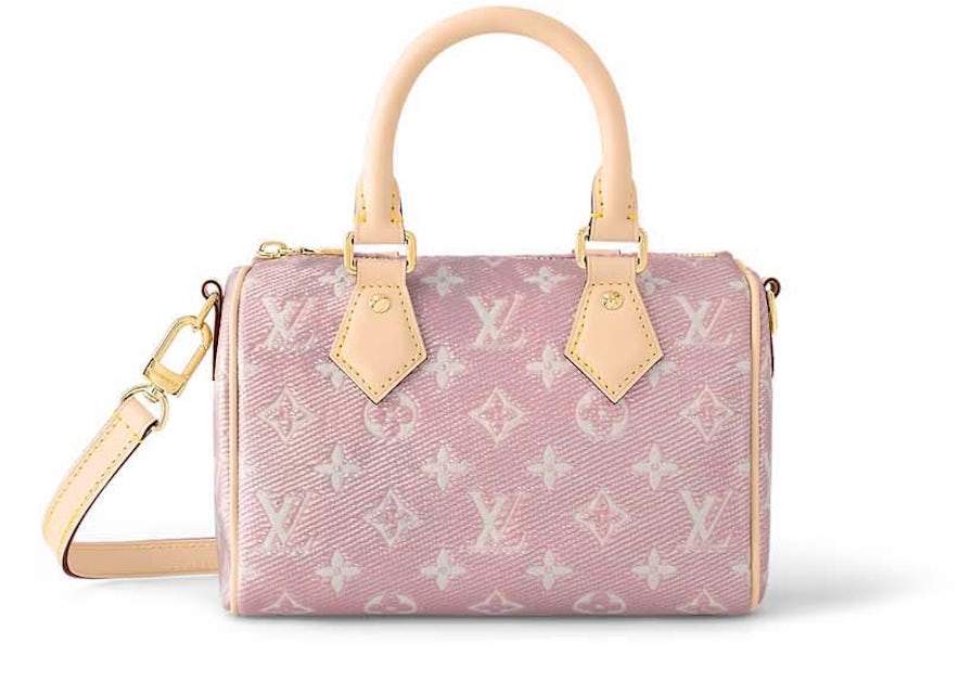 Louis Vuitton Speedy Bandouliere 20 Metallic in Coated Canvas with  Gold-tone - US