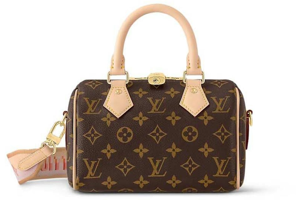 Louis Vuitton Speedy Bandouliere 20 Pink/Orange in Monogram Coated Canva  with Gold-tone - US