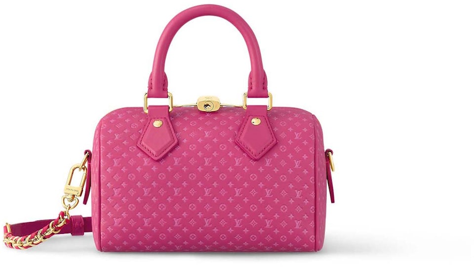 NEW Louis Vuitton Speedy BANDOULIERE 20 Crossbody Bag With PINK