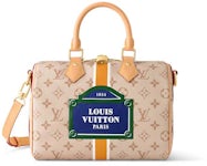 Speedy Bandouliere 25 Monogram Coated Canvas Bag with P.N Hot Stamp