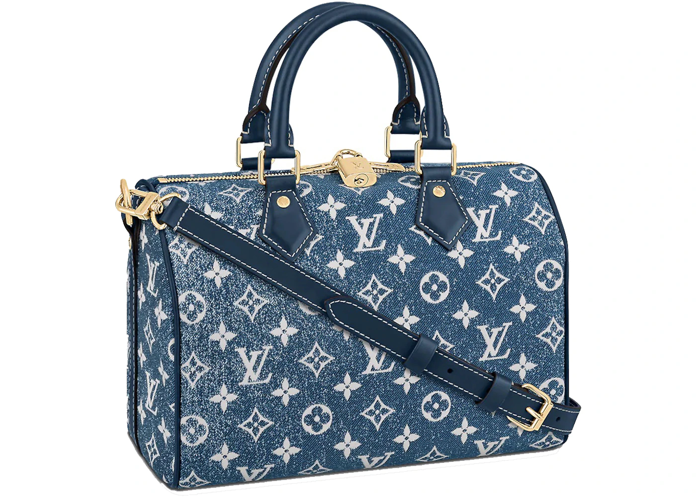 Louis vuitton denim speedy Clearance