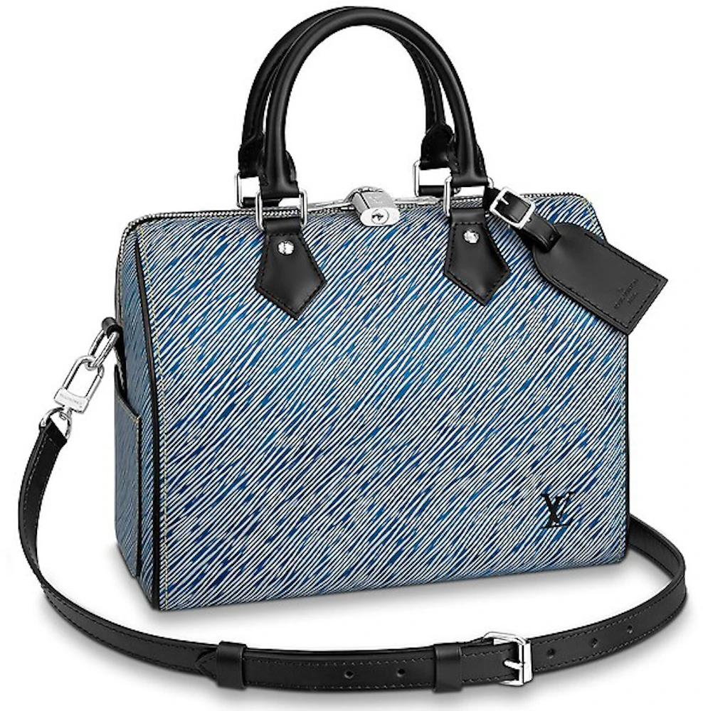 Louis Vuitton Speedy Bandouliere Epi 25 Denim in Leather with Silver-tone -  US