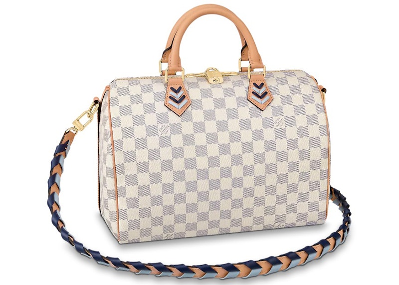 Louis vuitton speedy best sale 30 bandouliere damier azur