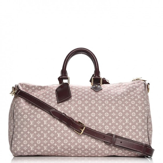 Louis Vuitton Keepall Bandouliere Monogram Idylle 45 Sepia Light Red in  Canvas/Leather with Gold-tone - US