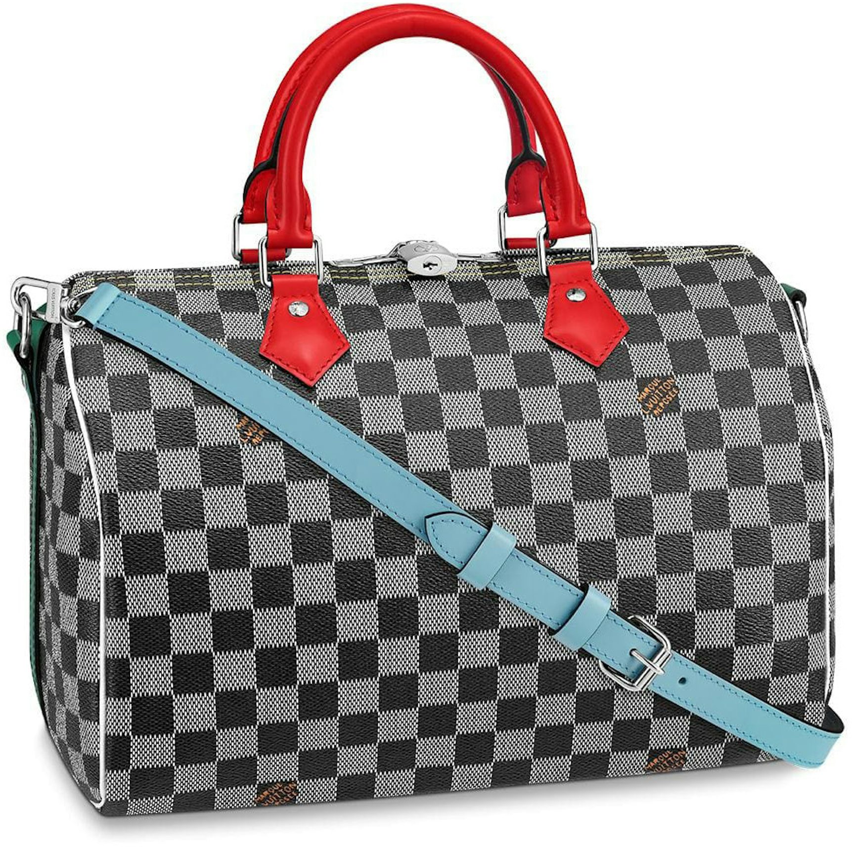 Louis Vuitton Speedy Bandouliere LV Escale 30 Bleu in Coated Canvas/Cowhide  Leather with Silver-tone - US