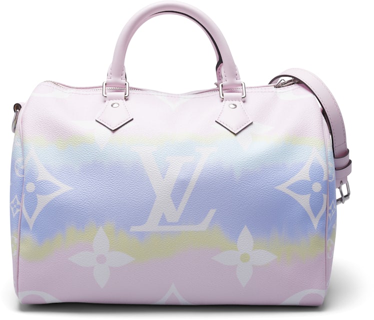 Louis Vuitton Speedy Bandouliere LV Escale 30 Pastel in Coated  Canvas/Cowhide Leather with Silver-tone - US