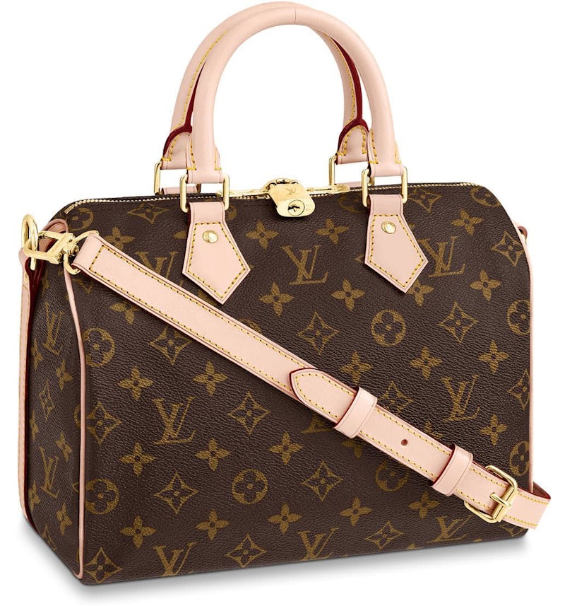 Louis Vuitton Speedy Bandouliere Monogram 25 Brown in Coated