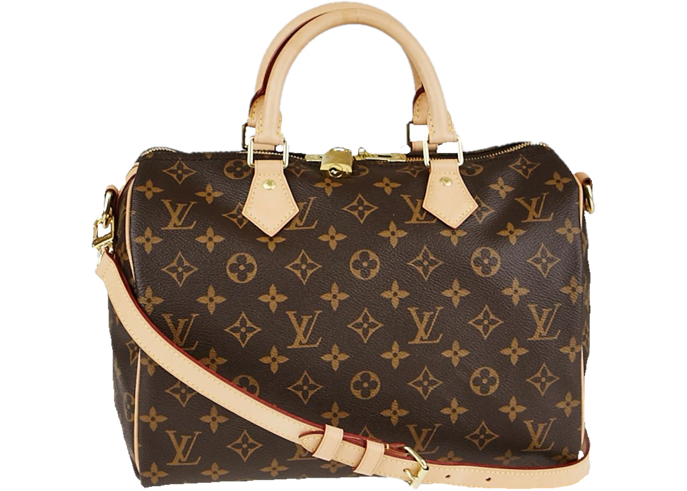 Louis Vuitton Speedy Bandouliere Monogram 30 Brown US