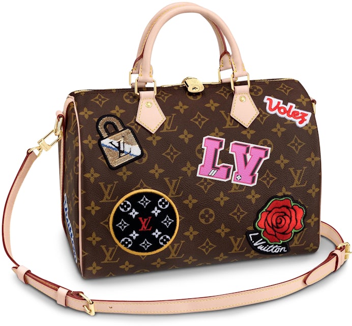DIY: LV Speedy with Patches  Louis vuitton, Vuitton handbags, Louis