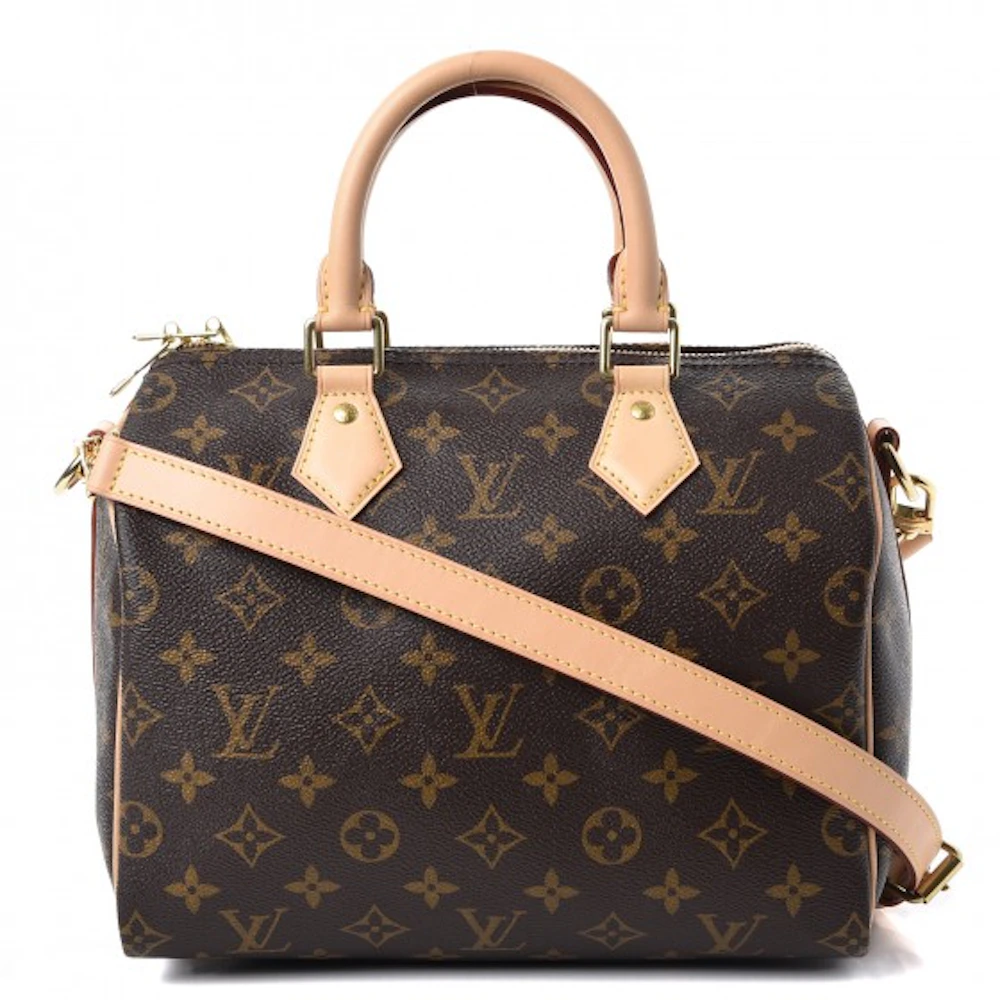 Louis Vuitton Speedy Bandouliere Monogram (Without Accessories) 25 Brown in  Coated Canvas with Gold-tone - US