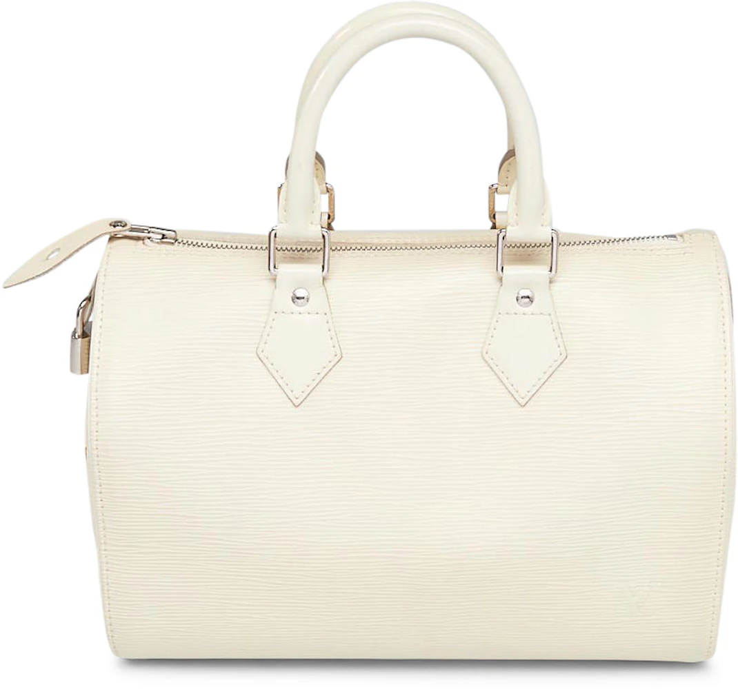 Louis Vuitton Speedy Epi 25 Ivory in Leather with Silver-tone - JP