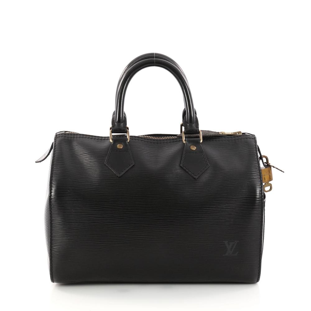 Louis Vuitton Speedy Epi 30 Black in Leather with Gold-tone - US