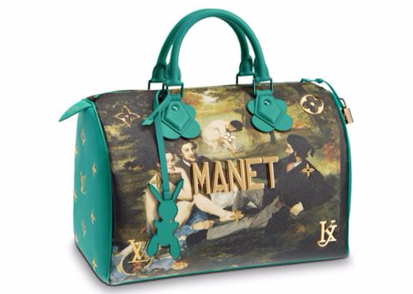 Louis Vuitton x Jeff Koons Speedy Vincent Van Gogh Masters 30 Lavender  Multicolor in Coated Canvas with Brass - US