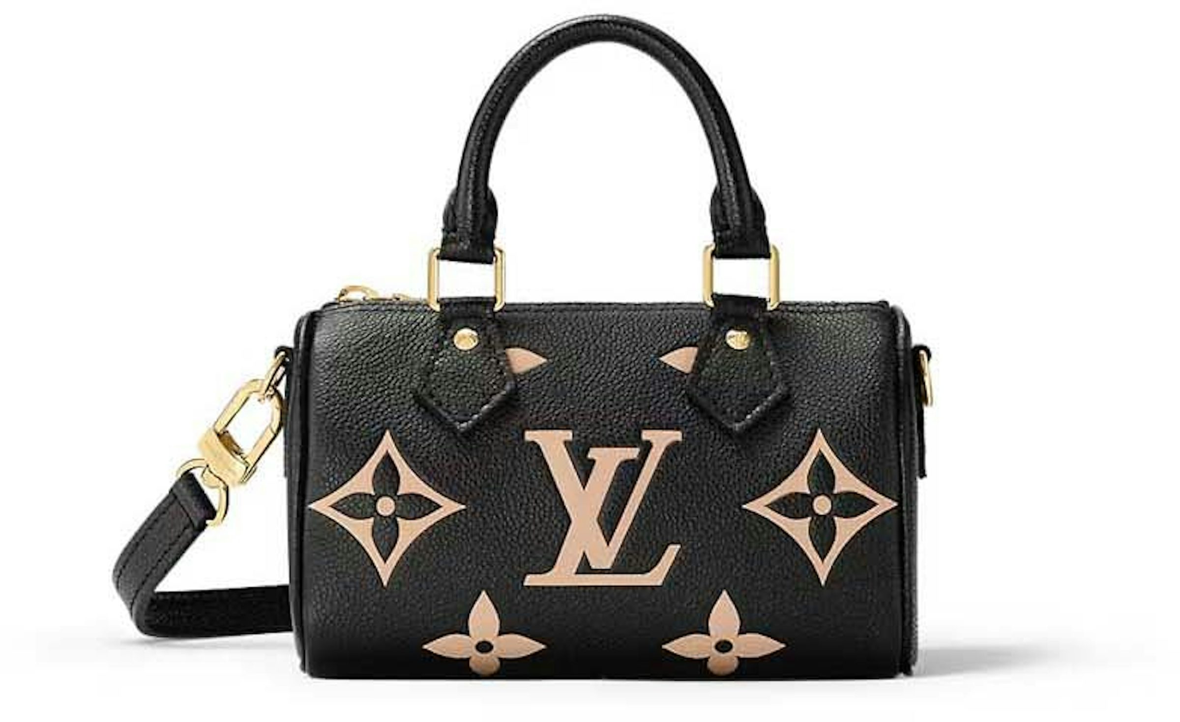 Louis Vuitton Nano Speedy Pink in Grained Cowhide Leather with