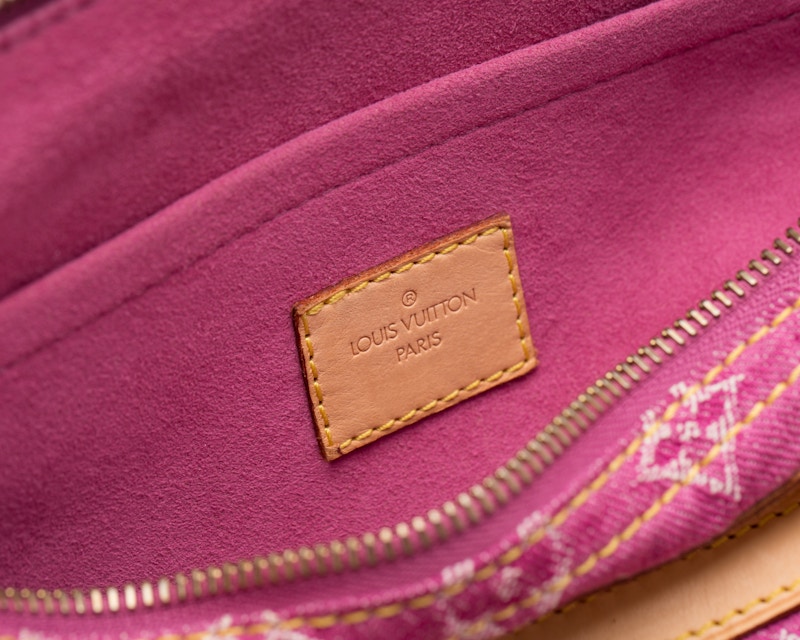 Louis Vuitton Speedy Neo Monogram Denim Fuchsia
