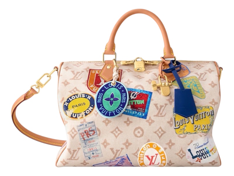 Louis Vuitton Speedy Soft 30 Monogram Dune Pink Multicolor