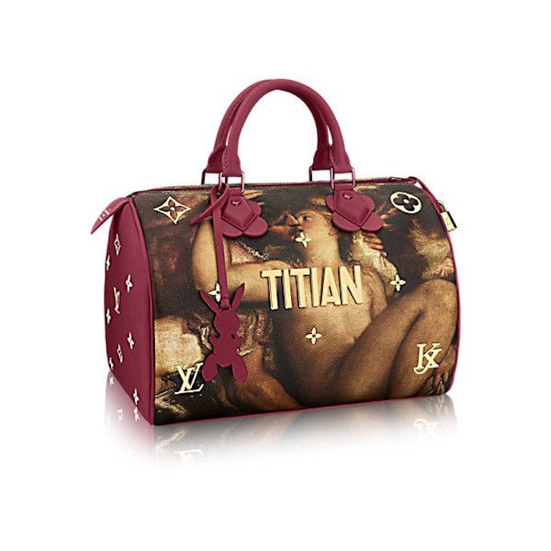 Louis Vuitton x Jeff Koons Speedy Titian Masters 30 Fuchsia 