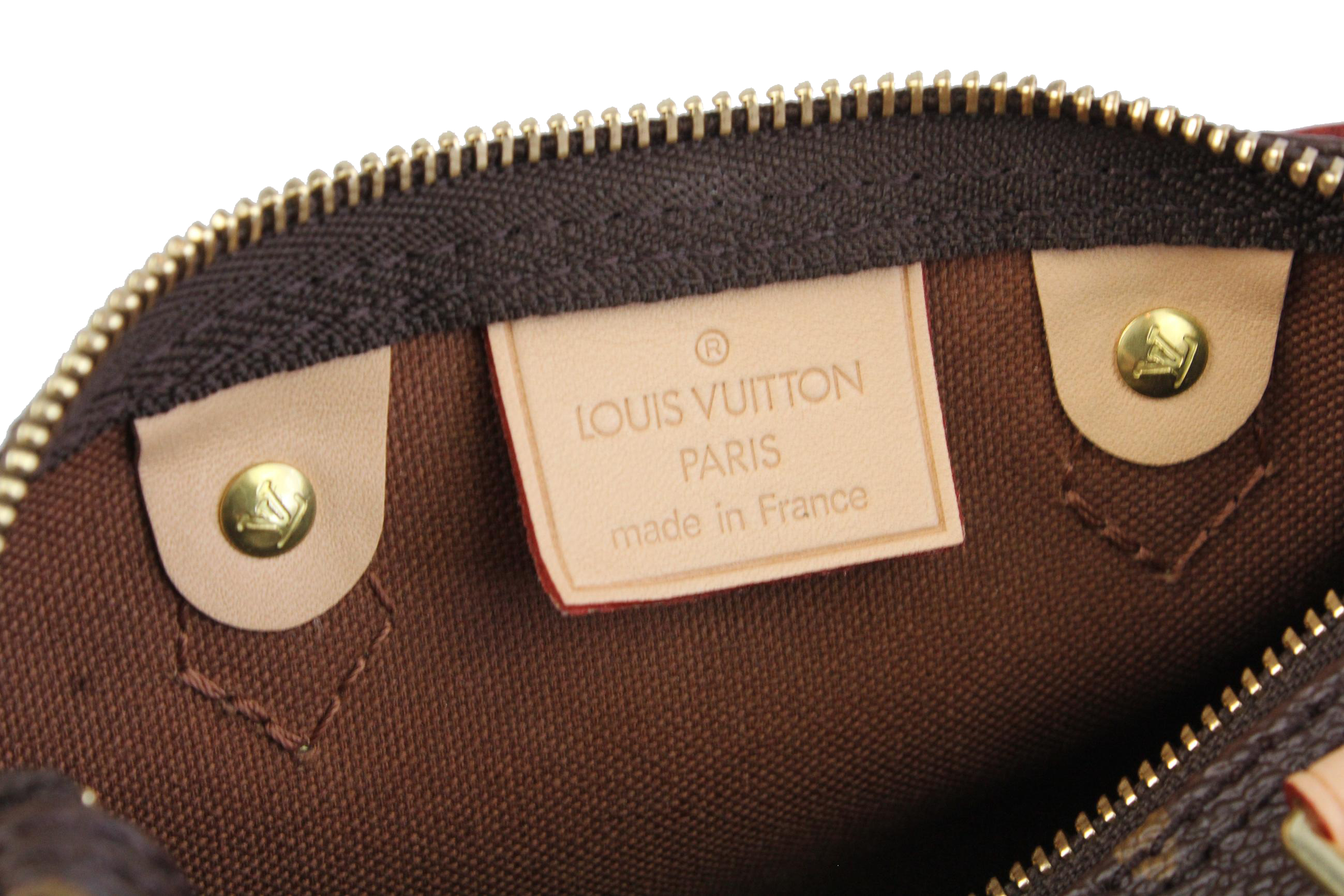 Louis Vuitton Speedy Bandouliere Monogram World Tour Nano Brown in 