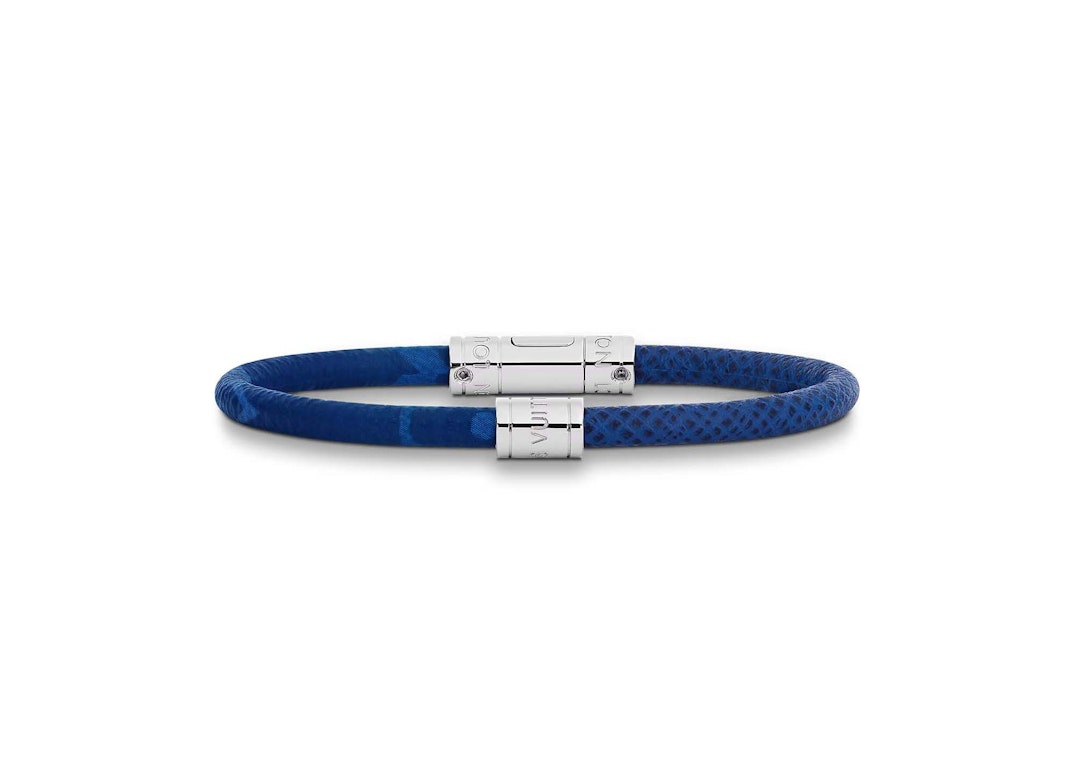 Pre-owned Louis Vuitton Split Bracelet Cobalt/navy Blue