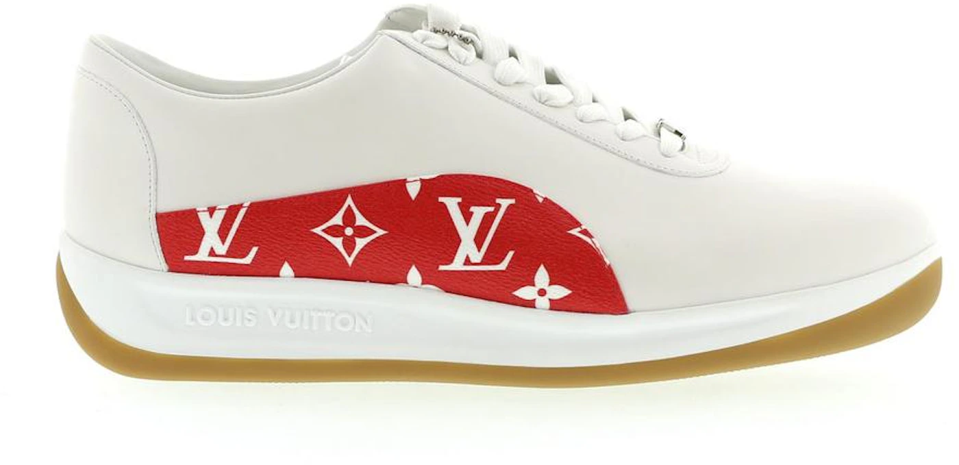 Louis Vuitton Sport Supreme White Monogram - Mens, Size 7