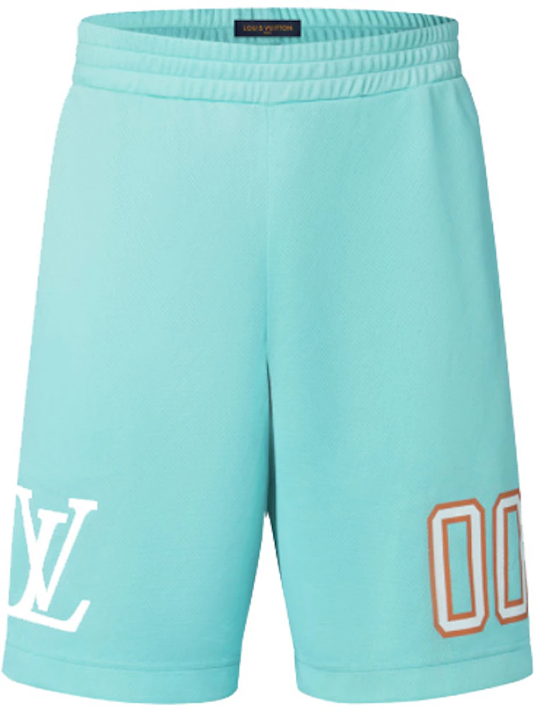 Louis Vuitton Sporty Jersey Short with Patch Mint - SS22 Homme - FR
