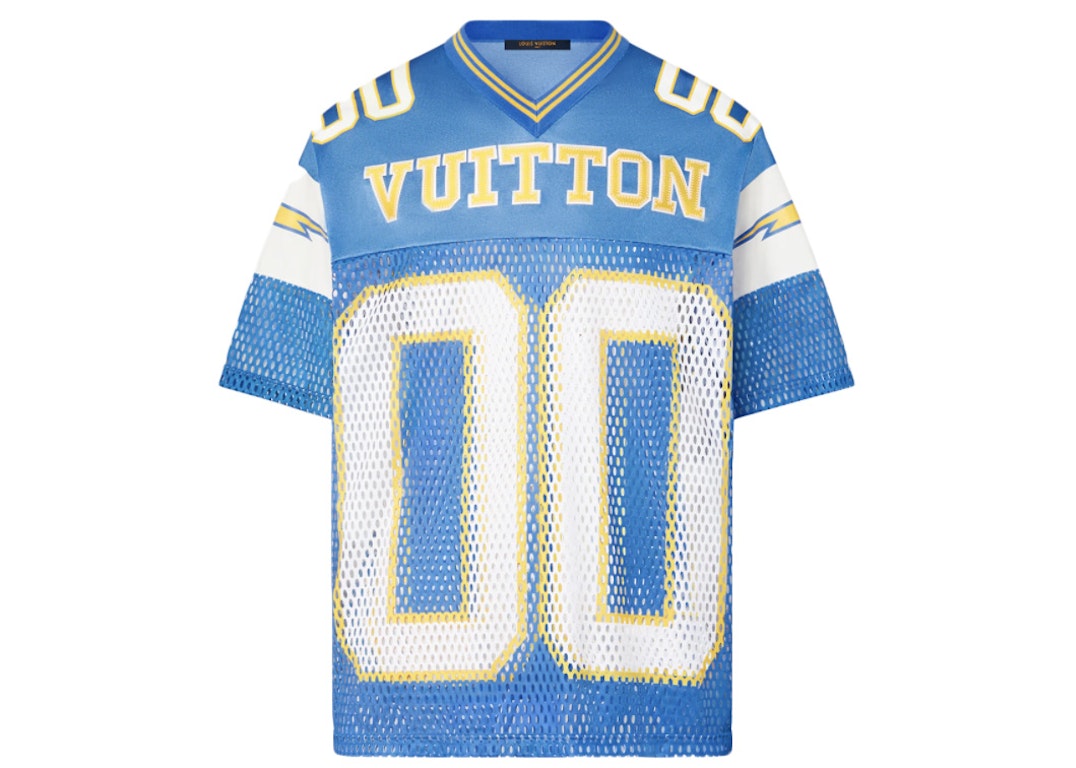 Pre-owned Louis Vuitton Sporty T-shirt With Patch Blue