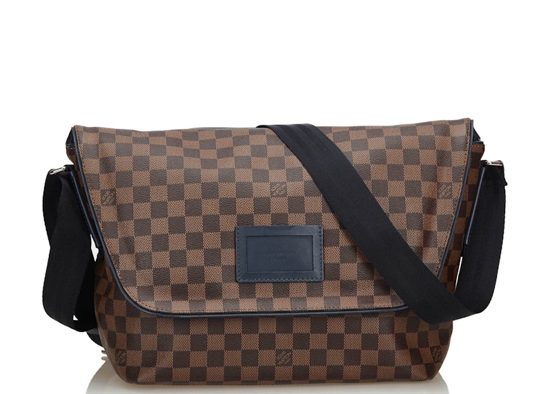 Louis Vuitton Sprinter Damier Ebene MM Cobalt Lining in Coated