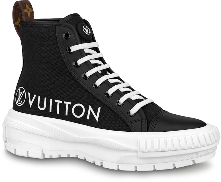 Louis Vuitton, Shoes, Louis Vuitton Lv Squad Sneaker Black Low Cut