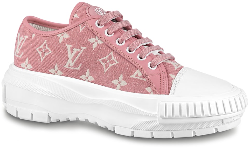 Louis Vuitton's Pink Monogram Denim Footwear