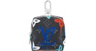 Louis Vuitton Squared Pouch Key Holder And Bag Charm LV Graffiti Multicolor