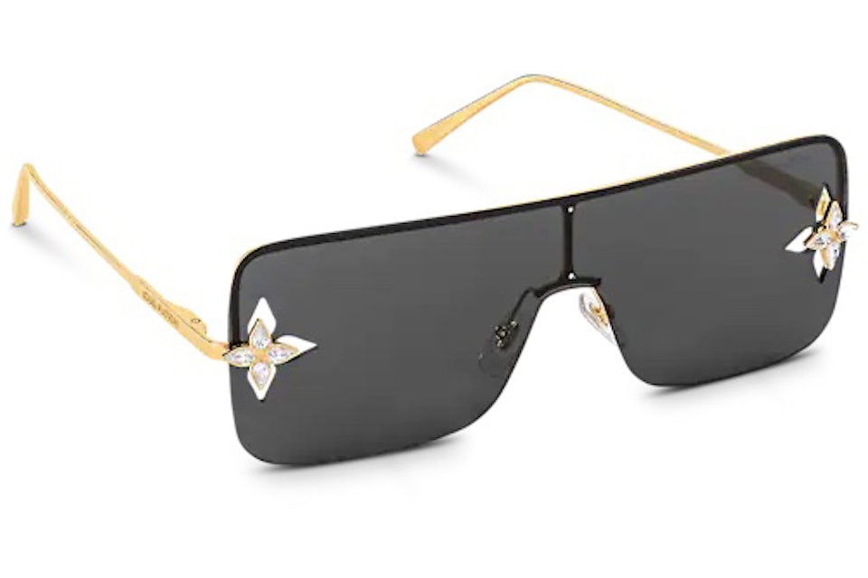 louis vuitton black and gold sunglasses