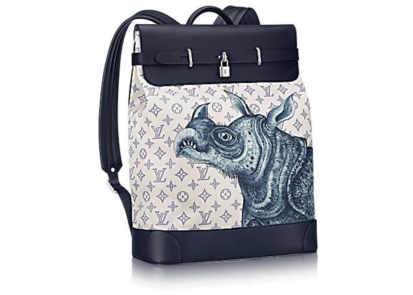 Louis Vuitton Monogram Comics Multi-pocket Coated-canvas Backpack for Men