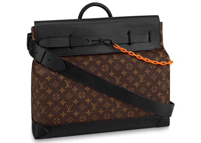 Louis Vuitton Steamer Monogram MM Brown/Black in Canvas with