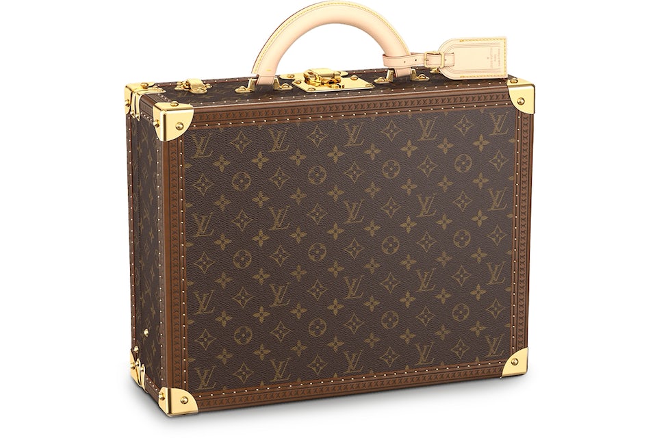 Louis Vuitton Vintage Cotteville 40 Monogram Hard Briefcase Luggage Case  Trunk