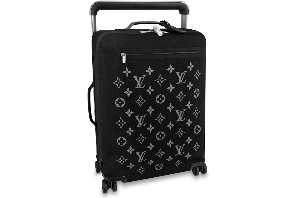 Louis Vuitton Horizon Suitcase Soft Jacquard 55 Black
