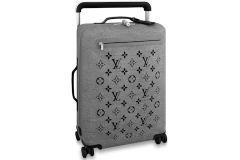 Louis Vuitton Horizon Suitcase Soft Jacquard 55 Gray in Knit with