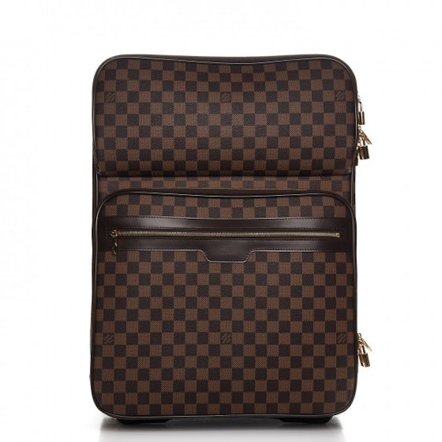 Louis Vuitton Suitcase Pegase Business Damier Ebene 55 Brown in Canvas with  Brass - US
