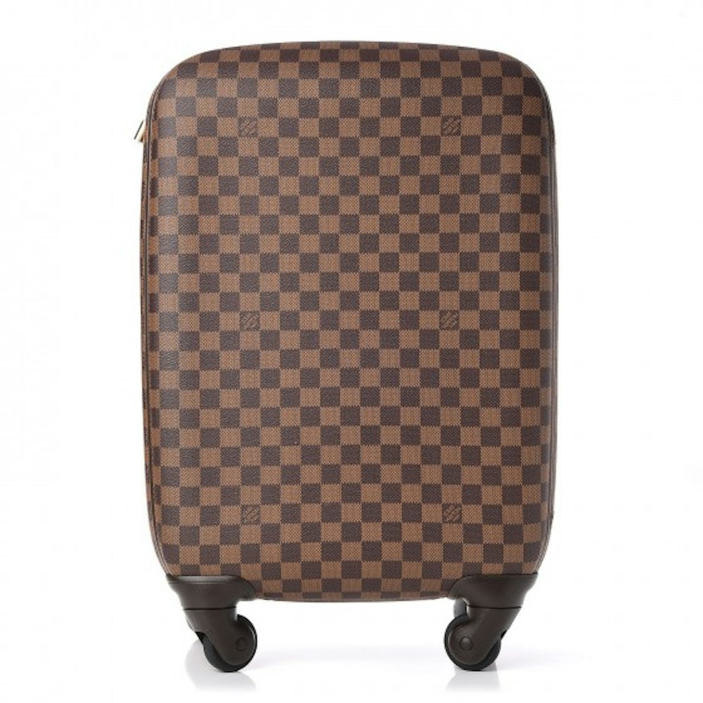 Louis Vuitton Suitcase Zephyr Damier Ebene 55 Brown in Toile Canvas ...