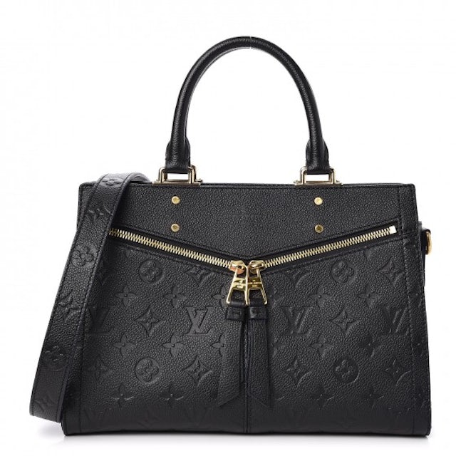 Louis Vuitton Sully Monogram Empreinte PM Noir Black in Leather with Brass  - US