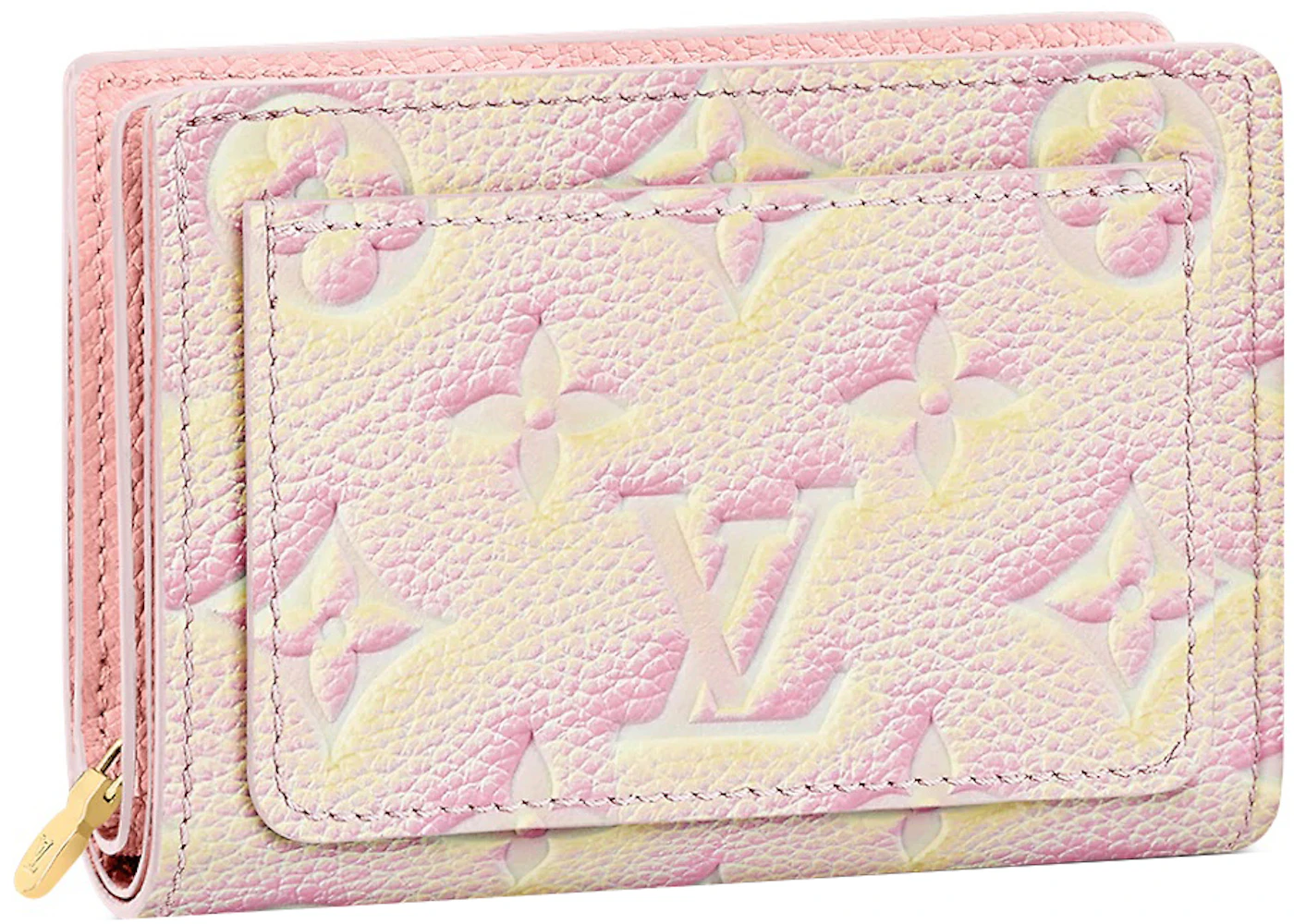Louis Vuitton Summer Stardust Clea Wallet Pink in Grained Cowhide