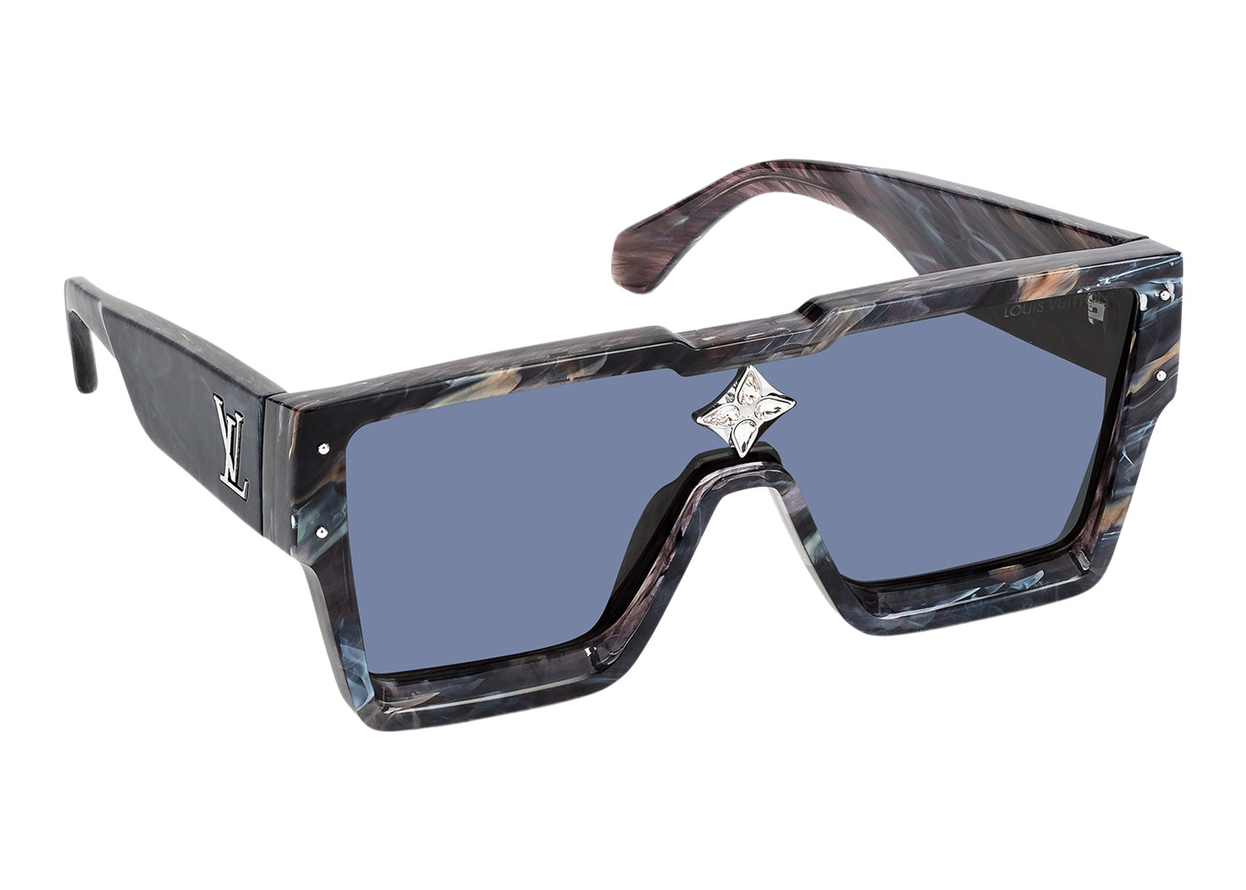 Louis Vuitton GM Sunglasses Case Blue/White (GI0764)
