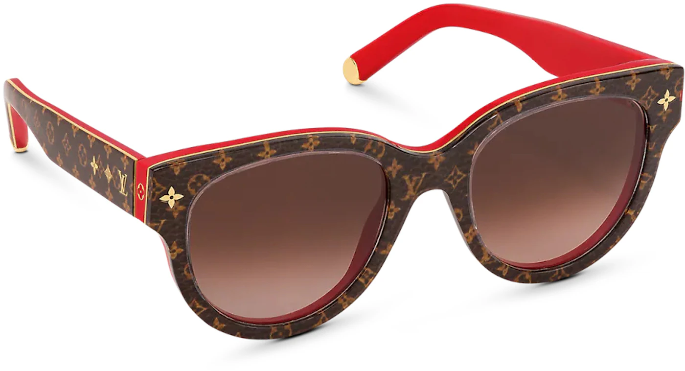 Louis Vuitton Limited Edition Sunglasses My Monogram Round Red