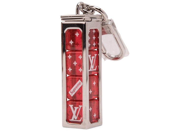 Louis Vuitton x Supreme Dice Key Chain Red