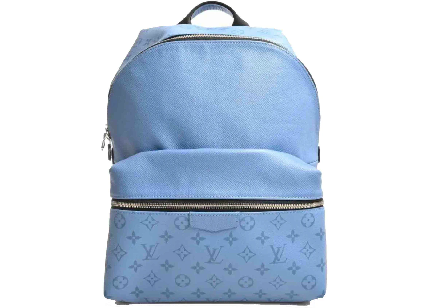 Louis Vuitton Taigarama Discovery Backpack PM Monogram Lagoon Blue in  Canvas with Silver-tone - US