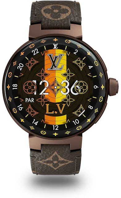 Louis Vuitton Tambour Horizon Light Up Connected QBB186 44mm in Stainless  Steel - US
