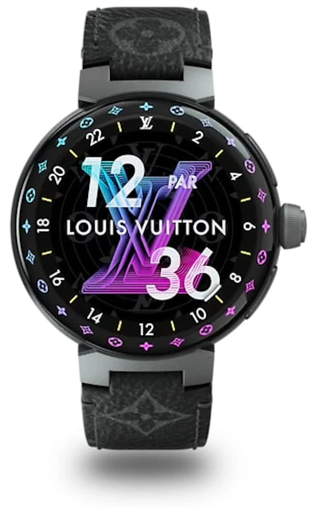 Louis Vuitton Tambour Horizon Light Up Connected QBB187 44mm in Stainless  Steel - US